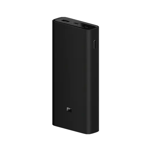 Acumulator extern Xiaomi Mi BHR5121GL, 20.000 mAh, Quick Charge 4.0, 50W, 2x USB+1x USB-C (Negru)