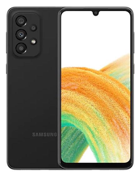 Telefon Mobil Samsung Galaxy A33, Enterprise Edition, Procesor Octa-Core 2.4GHz/2.0Ghz, Super AMOLED 6.4inch, 6GB RAM, 128GB Flash, Camera Quad 48+8+5+2MP, Wi-Fi, 5G, Dual Sim, Android (Negru) - 0 | YEO