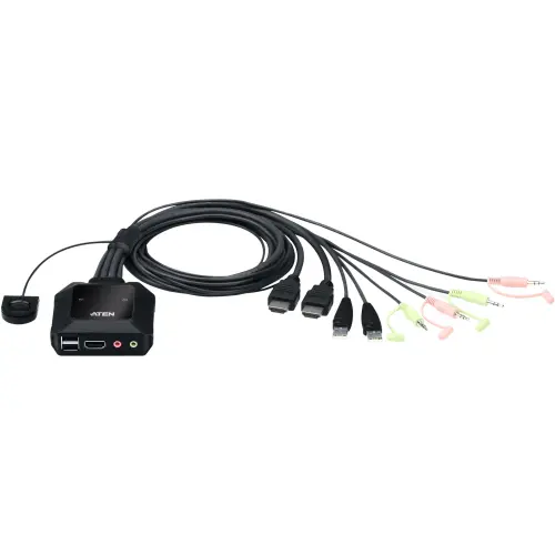 Switch ATEN KVM CS22H, 2-Port USB, HDMI