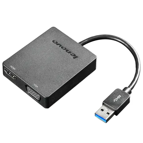 Adaptor video Lenovo 4X90H20061, Universal, USB 3.0, VGA, HDMI