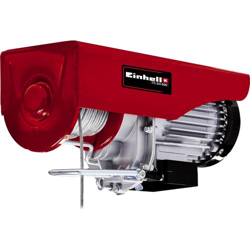 Electropalan Einhell TC-EH 600, 1050 W, incarcare cu/fara scripete 600/300 kg, ridicare cu/fara scripete 9/18 m, frana automata, oprire automata la limite, cablu antirasucire