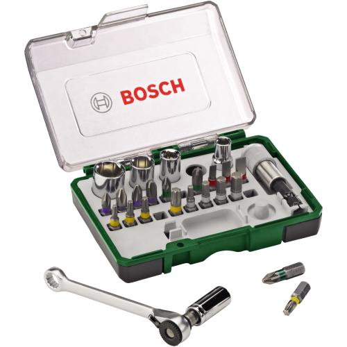 Set 27 accesorii cu clichet Bosch Set 27 accesorii cu clichet Bosch