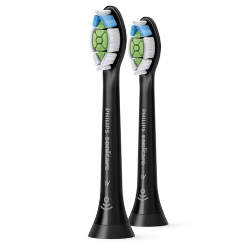 Rezerve Philips Sonicare Optimal White HX6062/13, pachet de 2 capete de periere, Standard, click-on, sincronizarea modurilor BrushSync, negru - 0 | YEO