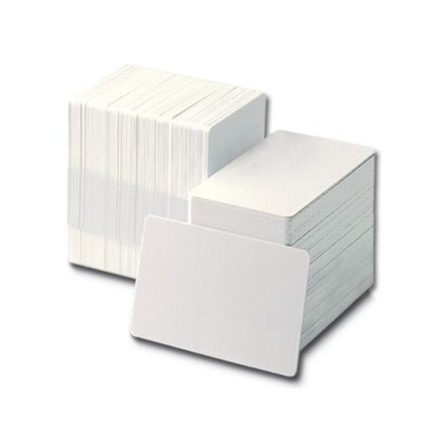 Set 100 x Card PVC Zebra Premier 104523-111, CR80, 85.6 x 54 mm (Alb)
