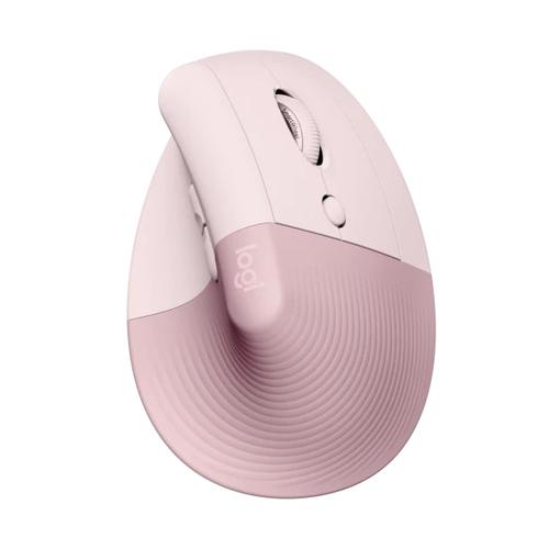 Mouse Wireless Logitech Lift Vertical Ergonomic, Bluetooth, 4000 DPI (Roz)