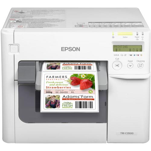 Imprimanta de etichete color Epson ColorWorks TM-C3500, USB, Retea