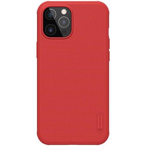 Husa Nillkin, Frosted Shield pentru iPhone 12 Pro Max, Rosu
