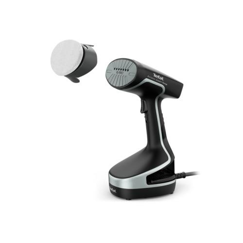 Aparat de calcat cu abur pliabil Tefal Acces Steam Force DT8230E1, 2000W, 30g/min, Rezervor 200ml, Oprire automata, Cablu alimentare 2.6m, Negru/Gri