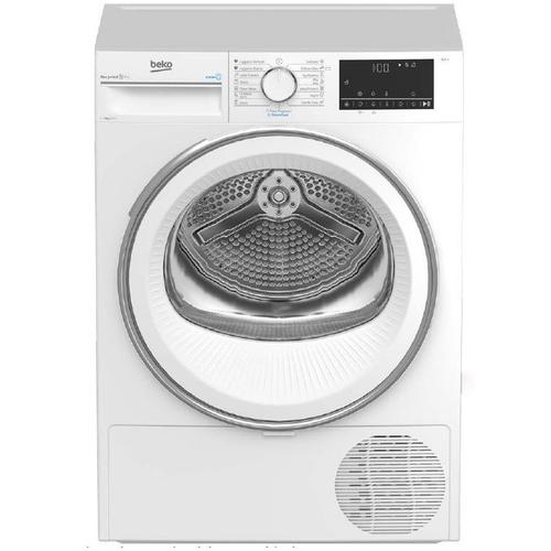 Uscator de rufe Beko B3T41242, 7 kg, Pompa de caldura Eco Gentle, Aquawave, Optisense, Clasa C, Alb