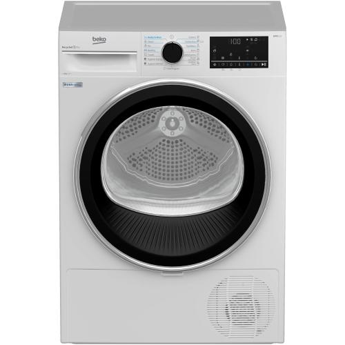 Uscator de rufe Beko B5T68233, Pompa de caldura EcoGentle™, 8 kg, 15 programe, Clasa E, RecycledDry, IronFinish, Hygienic Reresh, SteamCure (Alb) - 0 | YEO