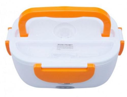 Cutie electrica petru incalzirea pranzului ADLER AD 4474, 1.1 L (Alb/Portocaliu) - 0 | YEO