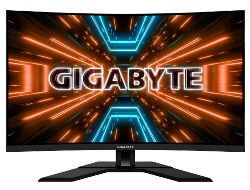 Monitor Gaming VA Gigabyte 31.5inch M32UC, Ultra HD (3840 x 2160), HDMI, DisplayPort, AMD FreeSync, Ecran Curbat, Boxe, 144 Hz, 1 ms (Negru)