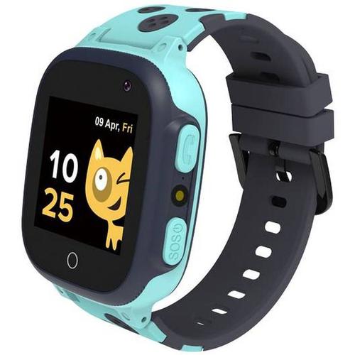 Smartwatch Canyon Sandy KW-34, ecran 1.44inch, Bluetooth, GPS, Curea Silicon, slot nano SIM (Albastru)