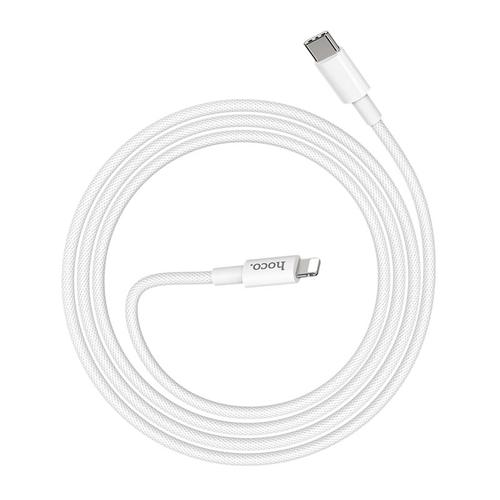 Cablu de date HOCO X56, USB Type-C - Lightning, 1 m, PD, 20W, Alb
