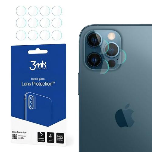 Folie de protectie Camera spate 3MK pentru Apple iPhone 12 Pro, 4 buc