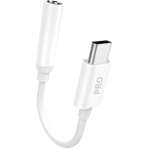 Adaptor audio Dudao L16CPro, USB Type-C - Jack 3.5 mm (Alb)