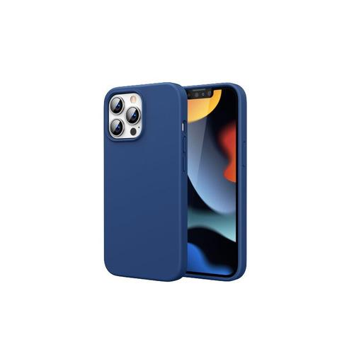 Husa Spate Ugreen Silicon Soft Silk Compatibila Cu iPhone 13 Pro Max, Microfibra La Interior, Albastru