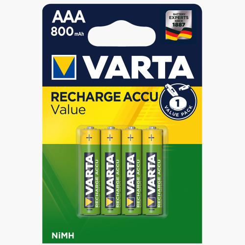 Acumulatori AAA 800mAh, 4 buc Varta