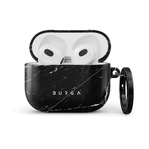 Husa Burga Hard Shell Noir Origin pentru Airpods 3, Negru