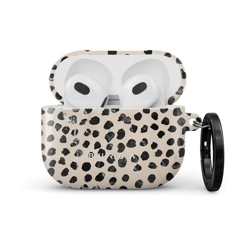 Husa Burga Hard Shell Almond Latte pentru Airpods 3, Crem