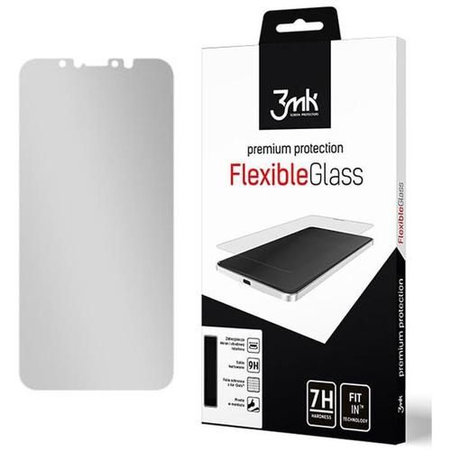 Folie din sticla hibrid, Flexible Glass, 3MK, pentru iPhone X (Transparent)
