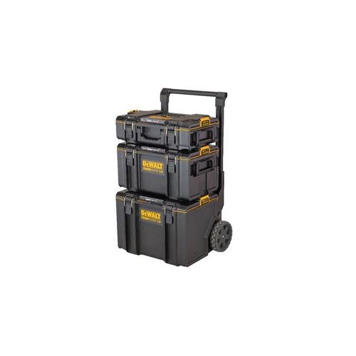 Set complet cutii de depozitare, Dewalt, 3 in 1, TOUGHSYSTEM