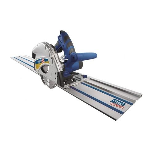 Fierastrau circular de mana cu sina de ghidaj PL55 Scheppach SCH5901802915, 1200 W, Ø160 mm