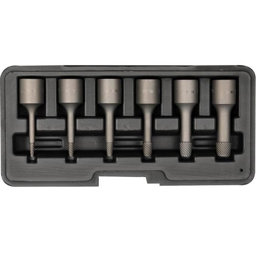 Set extractoare suruburi rupte YATO YT-0623, 6 buc, 3/8inch, otel