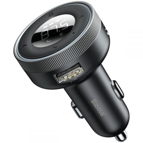 Modulator FM Bluetooth Baseus CCLH-01 Enjoy, Mp3 Player, 2 x USB (Negru)