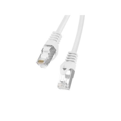 Cablu de retea din fibra optica Lanberg PCF6-10CC-0500-W, RJ45 cat.6 FTP 5m , alb