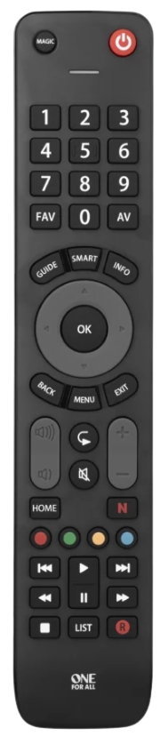 Telecomanda universala One for all Evolve TV, IR Wireless (Negru)