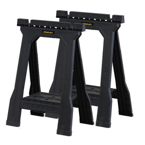 Set doua capre de lucru pliabile Stanley, negru, max. 362 kg