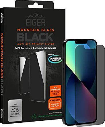 Folie Sticla 2.5D Privacy Eiger EGMSP00198 pentru Apple iPhone 13 / 13 Pro