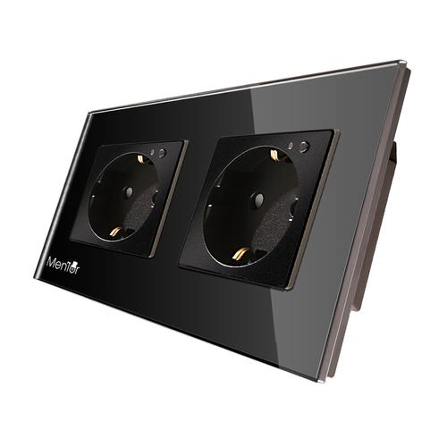 Priza Smart Wireless Mentor ES017 dubla incastrata WiFi 16A 2000W