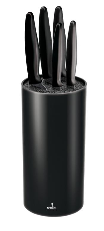 Set 5 cutite Smile SNS-3, bloc pentru cutite