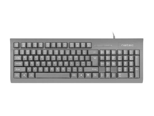 Tastatura NATEC MORAY, layout US, card SMART ID, USB (Negru)