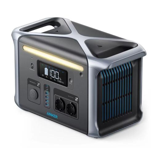 Statie de incarcare electrica Anker 757 Portable Power Station, 1229 Wh, 1500 W, 9 porturi incarcare (Negru) - 0 | YEO