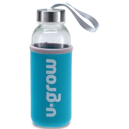 Sticla cu husa termoizolanta U-Grow, 300ml, Albastru