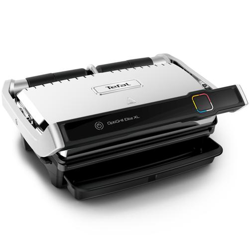 Gratar electric Tefal OptiGrill Elite XL GC760D30, 2200 W, 16 programe de gatit, senzor de gatire, indicator pentru nivelul de gatire, placi 40x20cm, termostat reglabil, negru/ inox Gratar electric Tefal OptiGrill Elite XL GC760D30, 2200 W, 16 programe de gatit, senzor de gatire, indicator pentru nivelul de gatire, placi 40x20cm, termostat reglabil, negru/ inox