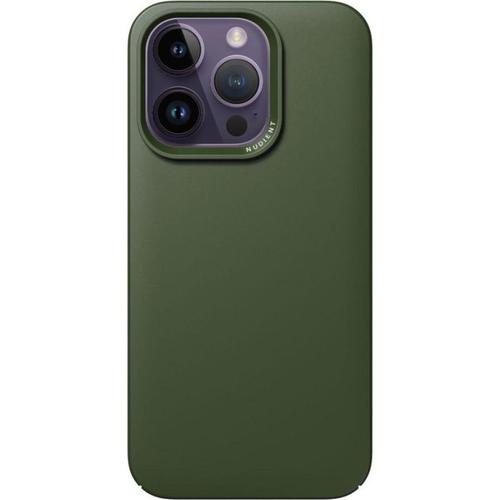 Husa Nudient Thin compatibila cu iPhone 14 Pro, MagSafe, Verde