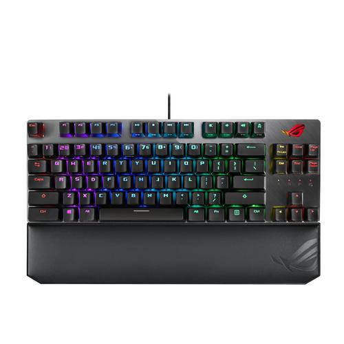 Tastatura gaming ASUS ROG Strix Scope NX TKL Deluxe ROG NX Red, iluminare RGB, USB (Negru) Tastatura gaming ASUS ROG Strix Scope NX TKL Deluxe ROG NX Red, iluminare RGB, USB (Negru)