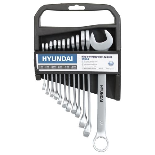 Set 12 chei combinate 6-22, HYUNDAI HY-59504 Set 12 chei combinate 6-22, HYUNDAI HY-59504