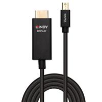 Cablu Lindy LY-40922, 2m, Mini DisplayPort - HDMI