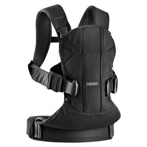 Marsupiu Anatomic One Air - Black, 3D Mesh, Babybjorn