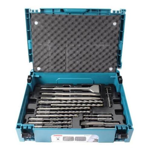 Set 17 dalti si burgie beton, Makita, B-53877, cutie makpac