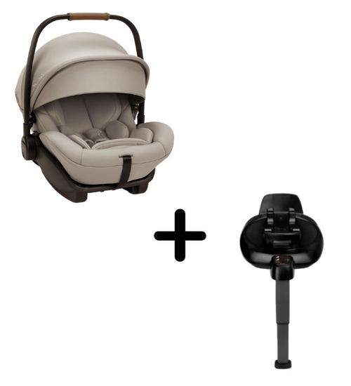 Set scoica auto i-size Nuna ARRA Next Hazelwood + Baza isofix BASE next i-Size, nastere - 85 cm, 0 - 13 kg (Bej) - 0 | YEO