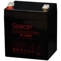 ACUMULATOR UPS SPACER 12V / 5Ah, dimensiuni: 90x70x101mm, inaltime+terminal: 107mm, terminal F1(T1)