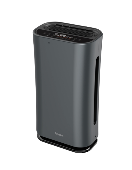 Purificator de aer Hama Basic, 55 W, 200 mc/h, Recomandat pentru incaperi de pana la 52 mp (Negru/Gri)