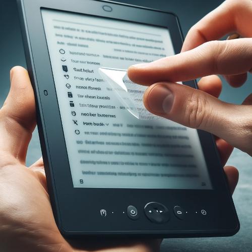 Serviciu montaj folie silicon TRANSPARENTA eBook reader - 0 | YEO