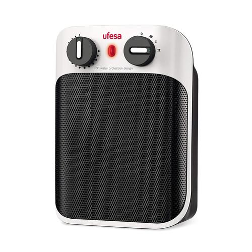 Aeroterma ceramica Ufesa CC1800IP, 1800W, 2 trepte putere si ventilare aer, termostat reglabil, protectie IP21, anti-rasturnare, protectie la supraincalzire